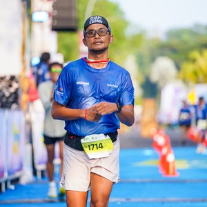 Race photo from BOGORUN 2026