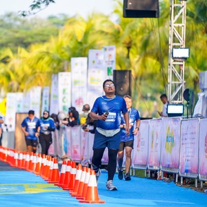 Race photo from BOGORUN 2026