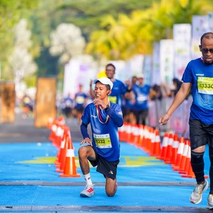Race photo from BOGORUN 2026