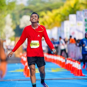 Race photo from BOGORUN 2026