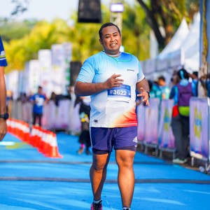 Race photo from BOGORUN 2026