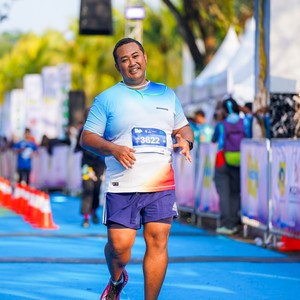 Race photo from BOGORUN 2026