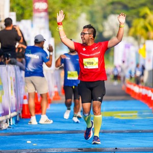 Race photo from BOGORUN 2026