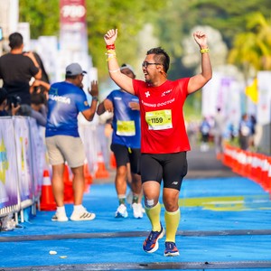 Race photo from BOGORUN 2026