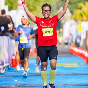 Race photo from BOGORUN 2026