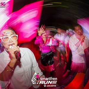 Race photo from SMARTFREN RUN 2026