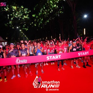 Race photo from SMARTFREN RUN 2026
