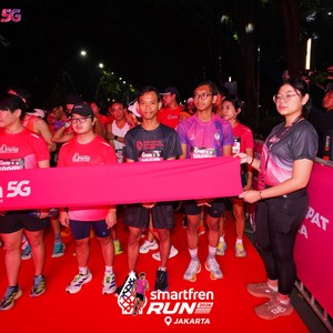 Race photo from SMARTFREN RUN 2026
