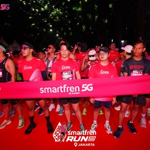 Race photo from SMARTFREN RUN 2026