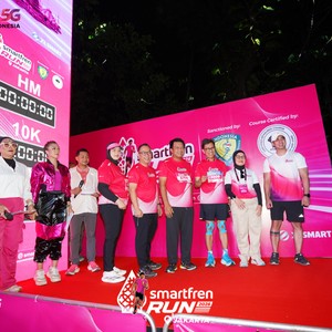 Race photo from SMARTFREN RUN 2026