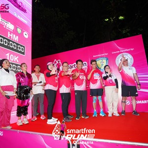 Race photo from SMARTFREN RUN 2026