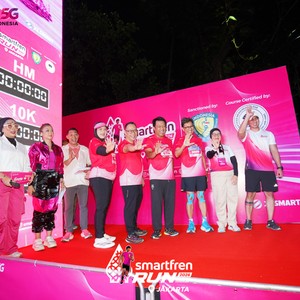 Race photo from SMARTFREN RUN 2026