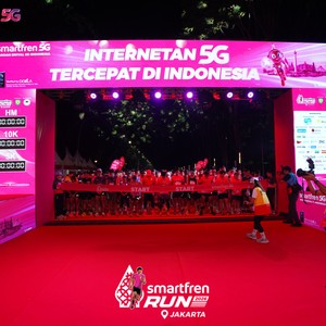 Race photo from SMARTFREN RUN 2026