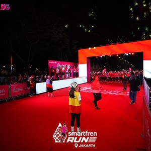 Race photo from SMARTFREN RUN 2026