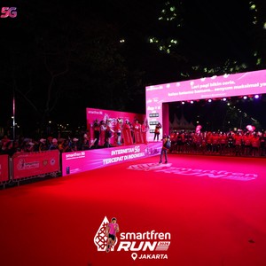 Race photo from SMARTFREN RUN 2026