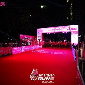 Race photo from SMARTFREN RUN 2026