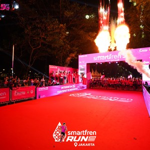 Race photo from SMARTFREN RUN 2026