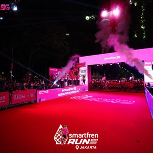 Race photo from SMARTFREN RUN 2026