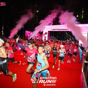 Race photo from SMARTFREN RUN 2026
