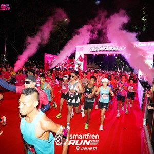 Race photo from SMARTFREN RUN 2026