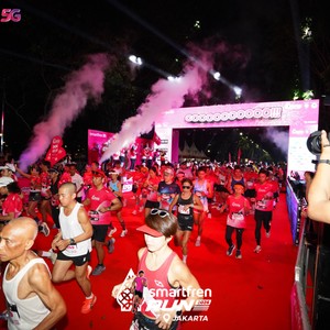 Race photo from SMARTFREN RUN 2026
