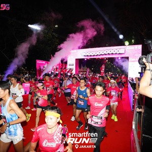 Race photo from SMARTFREN RUN 2026