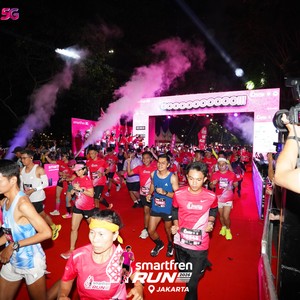 Race photo from SMARTFREN RUN 2026