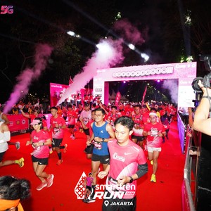 Race photo from SMARTFREN RUN 2026