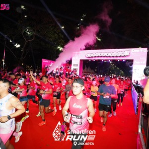 Race photo from SMARTFREN RUN 2026
