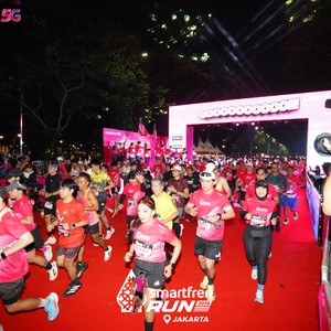 Race photo from SMARTFREN RUN 2026
