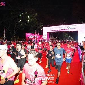 Race photo from SMARTFREN RUN 2026