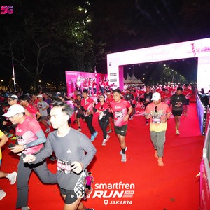 Race photo from SMARTFREN RUN 2026