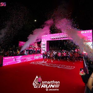 Race photo from SMARTFREN RUN 2026
