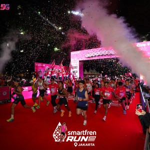 Race photo from SMARTFREN RUN 2026