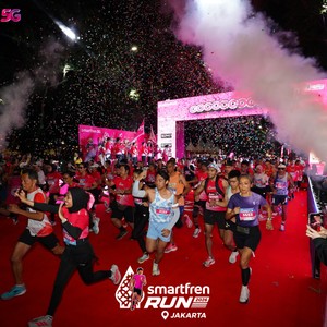 Race photo from SMARTFREN RUN 2026