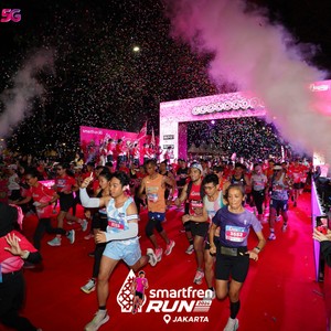 Race photo from SMARTFREN RUN 2026