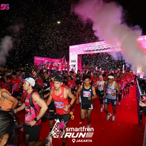 Race photo from SMARTFREN RUN 2026
