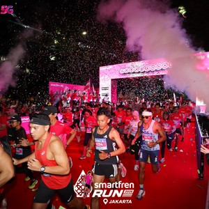 Race photo from SMARTFREN RUN 2026