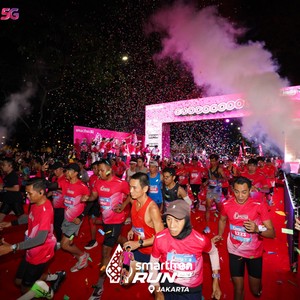 Race photo from SMARTFREN RUN 2026
