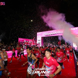 Race photo from SMARTFREN RUN 2026