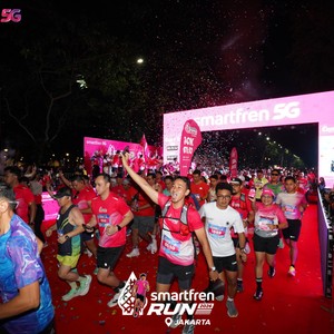 Race photo from SMARTFREN RUN 2026