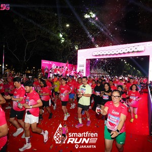 Race photo from SMARTFREN RUN 2026