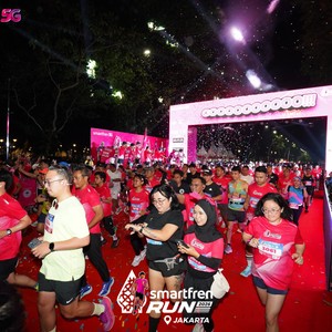 Race photo from SMARTFREN RUN 2026