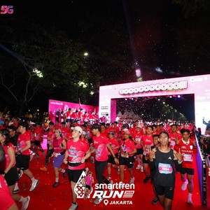 Race photo from SMARTFREN RUN 2026