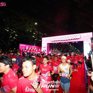 Race photo from SMARTFREN RUN 2026
