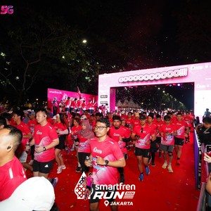 Race photo from SMARTFREN RUN 2026