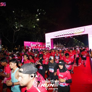 Race photo from SMARTFREN RUN 2026