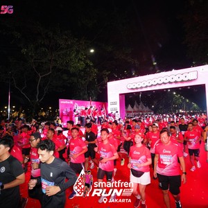 Race photo from SMARTFREN RUN 2026