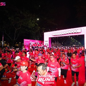 Race photo from SMARTFREN RUN 2026