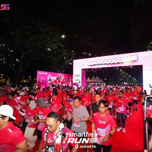 Race photo from SMARTFREN RUN 2026